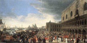 The Reception Of Cardinal César D'estrées — Luca Carlevaris