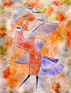 Diana En El Viento De Otoño — Paul Klee