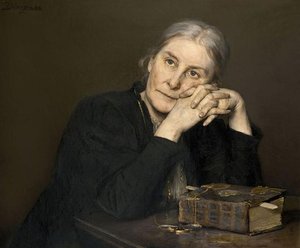 Woman With A Book — Bertha Wegmann