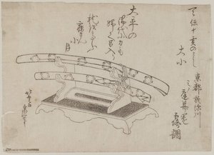 Schwertständer — Katsushika Hokusai