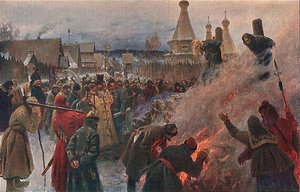 The Burning Of Archpriest Avvakum — Grigoriy Myasoyedov
