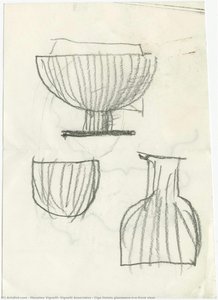 Ciga Hotels Glassware\n\n[front View] — Massimo Vignelli, Vignelli Associates