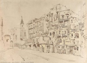 Street Scene Naples — John Ruskin