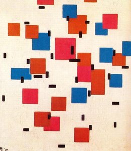Composition In Color A — Piet Mondrian, Neoplasticism
