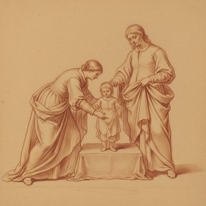 The Sanguine Grace Of Early Steps: A Study In Chiaroscuro Intimacy — Marc Duvallier