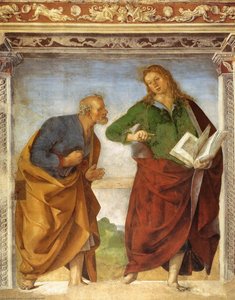 Los Apóstoles Pedro y Juan el Evangelista