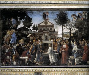 Die Versuchungen Christi — Sandro Botticelli