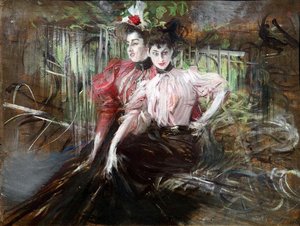 Giovani Donne Sedute — Giovanni Boldini
