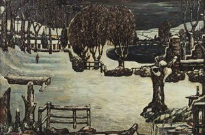 Snow Scene, Blackweir — Charles Byrd