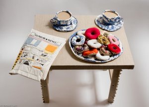 Donuts, Coffee Cups And Comic — Jann Haworth