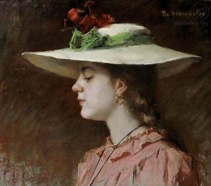 Lizzy Ansingh As A Young Girl — Thérèse Schwartze