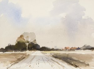 A Norfolk Village - Ludham — Edward Seago