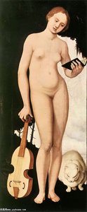 Grien Music, Approx. Pine Panel, Pinakothek At — Hans Baldung