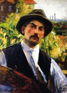 Self Portrait (grand Rapids, Michican) — Joseph Kleitsch