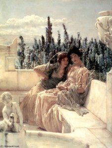 Whispering Noon — Lourens Alma Tadema