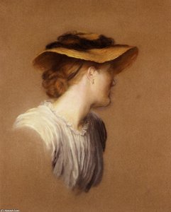 Portrait Of The Artist's Wife Mary — George Frederic Watts