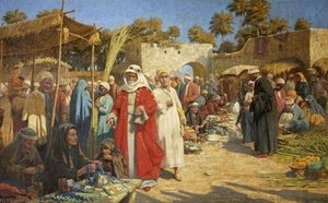 In a Damascus Market, Syria