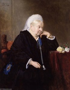 Queen Victoria — Baron Heinrich Von Angeli