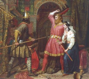 Assassination Of Alboin, King Of The Lombards — Charles Landseer