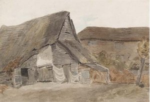 Cottages At St. Albans — William Henry Hunt