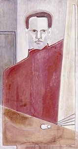 Red-shirted Self-portrait — Istvan Desi Huber