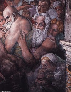 Last Judgment (detail) (23) — Michelangelo Buonarroti, High Renaissance
