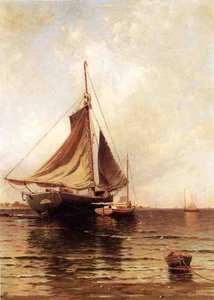 Oyster Boats — Alfred Thompson Bricher