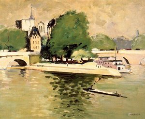 Le Vert Galant Et Le Pont Neuf. París — Josep Mompou Dencausse