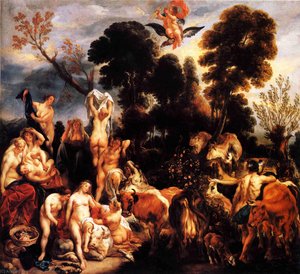 The Rape Of Europa — Jakob Jordaens, Baroque