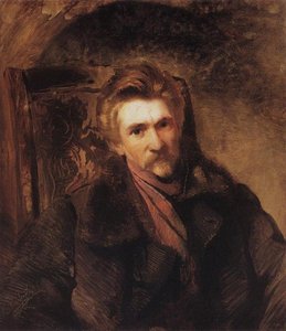Portrait Of Artist Alexander Popov — Konstantin Yegorovich Makovsky