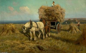 Loading The Harvest Wagon — Arthur Walker Redgate
