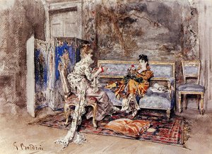 The Conversation — Giovanni Boldini