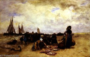 Fish Sale on the Beach