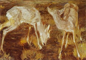 Deer At Dusk — Franz Marc