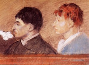 Kriminelle Gesichtszüge — Hilaire-germain-edgar Degas, Impressionismus