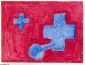 Two Crosses — Gene Davis