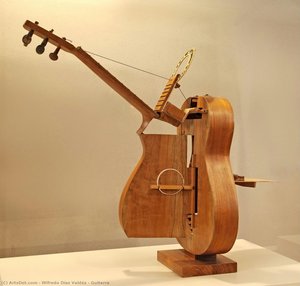 Guitarra — Wifredo Díaz Valdéz, Contemporary Realism