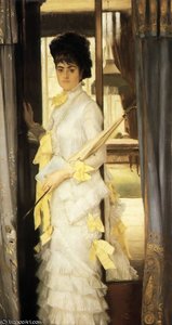 Portrait Of Miss Lloyd — Jacques Joseph Tissot