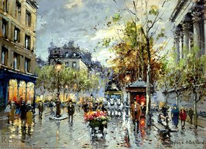 Place De La Madeleine — Antoine Blanchard (marcel Masson), Contemporary Realism