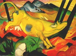 The Yellow Cow — Franz Marc