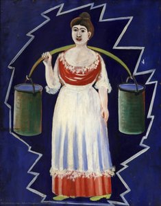 Woman With Buckets — Niko Pirosmani