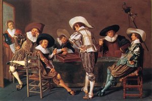 The Game Of Backgammon — Dirck Hals