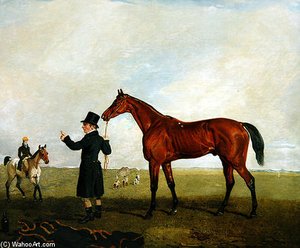 Emilius With Groom, — Benjamin Marshall