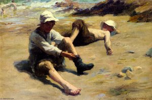 After The Swim — Harold Harvey