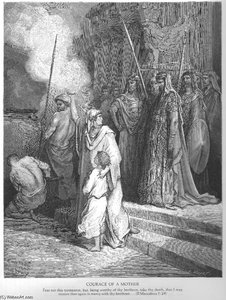 The Courage Of A Mother — Paul Gustave Doré, Romanticism