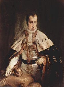 Portrait Of Ferdinand I Of Austria — Francesco Hayez, Romanticism
