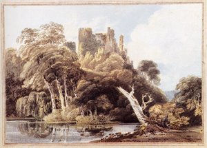 Berry Pomeroy Castle, Devon — Thomas Girtin, Romanticism