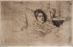 Mother And Infant — Julian Alden Weir
