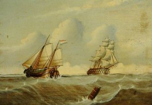 Dutch Buss and Man of War