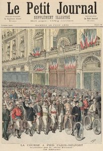 The Start Of The Road Race From Paris To Belfort — Henri Meyer